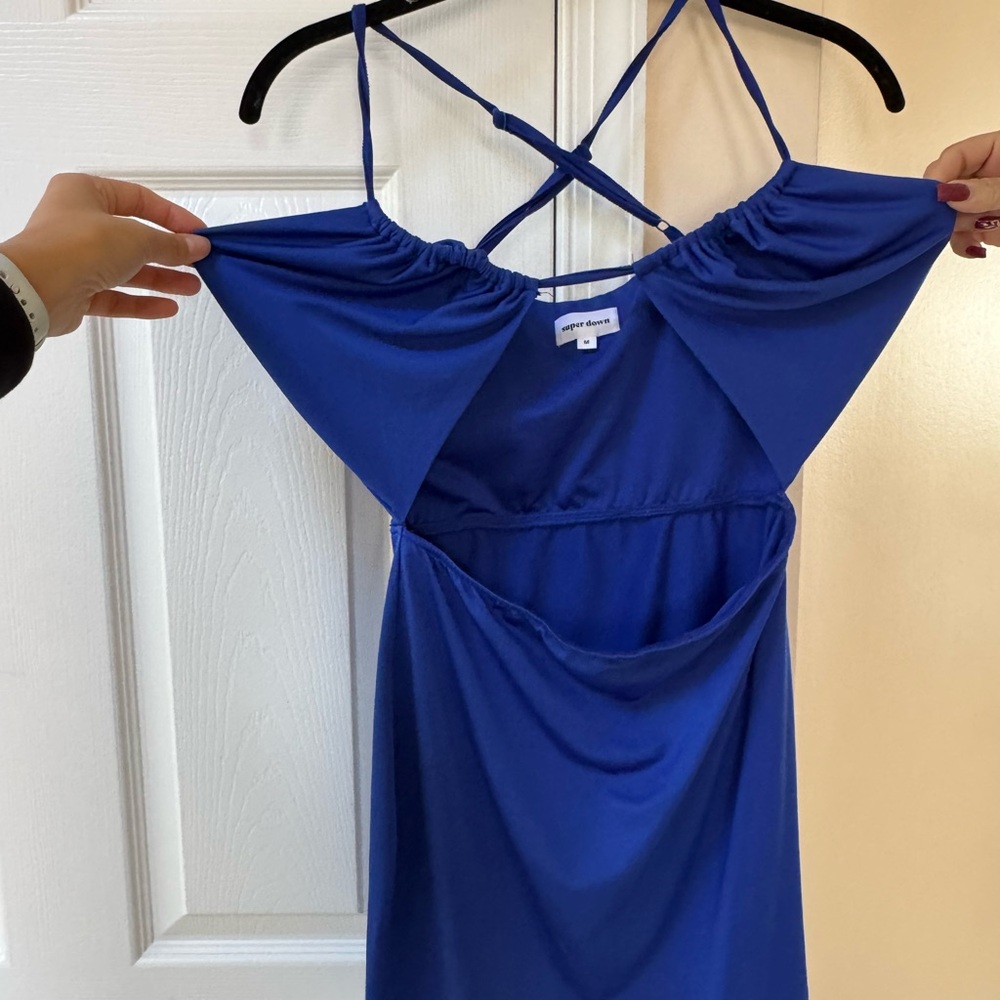 Blue Strappy Dress